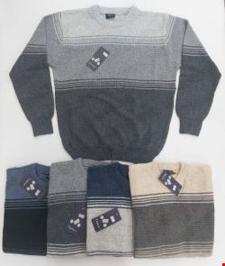 Sweter męskie 0747 Mix kolor M-XL (Towar Tureckie)
