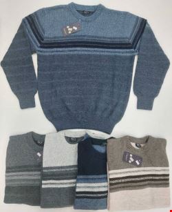 Sweter męskie 0750 Mix kolor M-XL (Towar Tureckie)