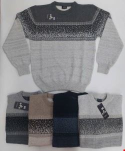 Sweter męskie 0752 Mix kolor M-XL (Towar Tureckie)
