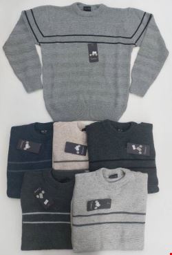 Sweter męskie 0754 Mix kolor M-XL (Towar Tureckie)