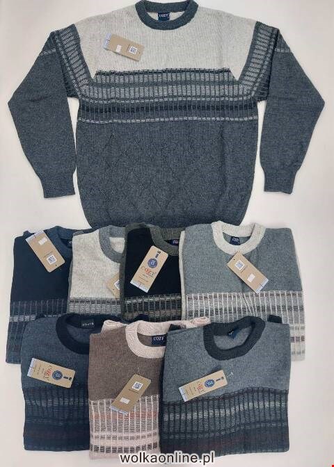 Sweter męskie 0761 Mix kolor M-XL (Towar Tureckie)