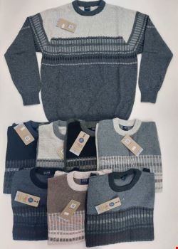 Sweter męskie 0761 Mix kolor M-XL (Towar Tureckie)