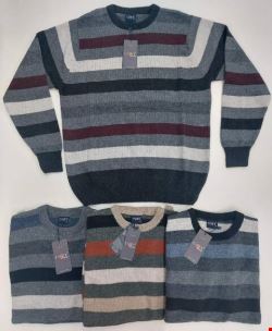 Sweter męskie 0763 Mix kolor M-XL (Towar Tureckie)