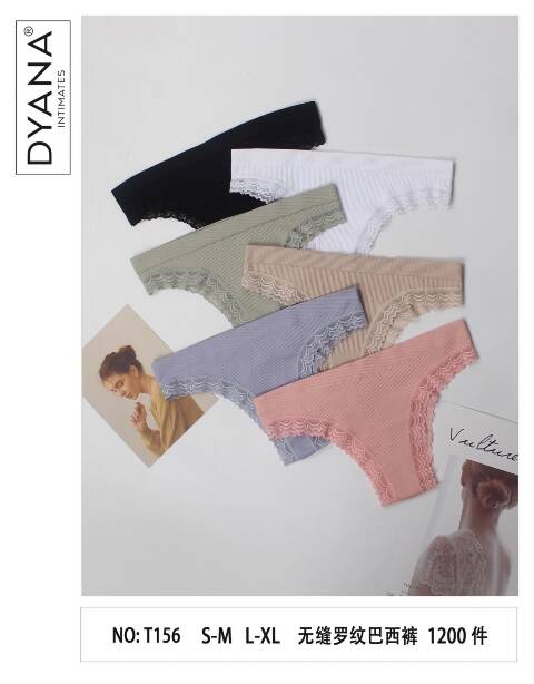 Majtki damskie T156 Mix kolor S/M-L/XL 1