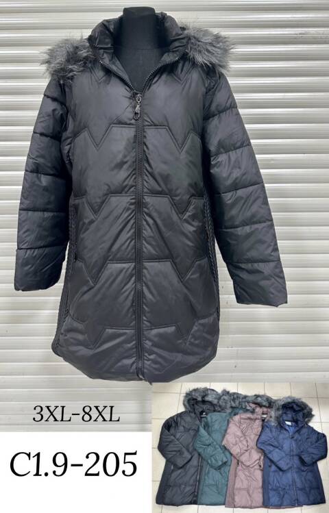 Kurtka damska zimowa 9-205 1 kolor 3XL-8XL
