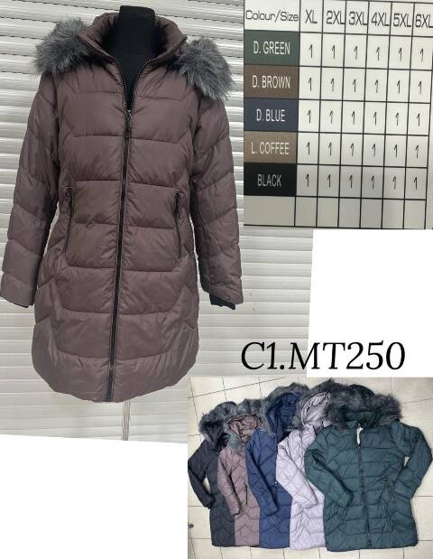 Kurtka damska zimowa MT250 1 kolor XL-6XL 1