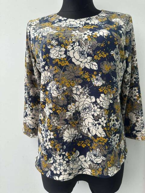 Bluzka damskie 1312 1 kolor L-4XL (Towar Ploskie)