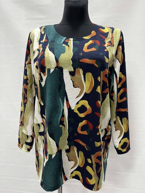 Tunika damskie 1344 1 kolor 54-60 (Towar Polskie)