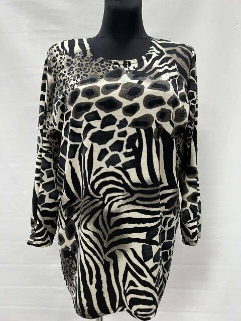 Tunika damskie 1346 1 kolor 54-60 (Towar Polskie)