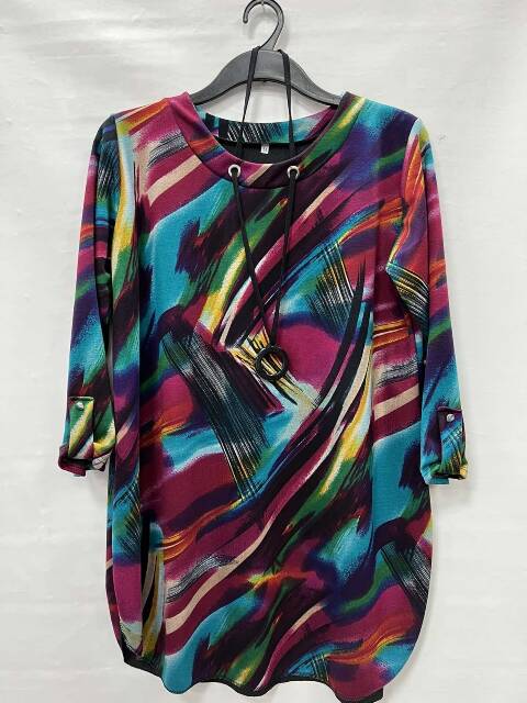 Tunika damskie 1351 1 kolor 54-60 (Towar Polskie)