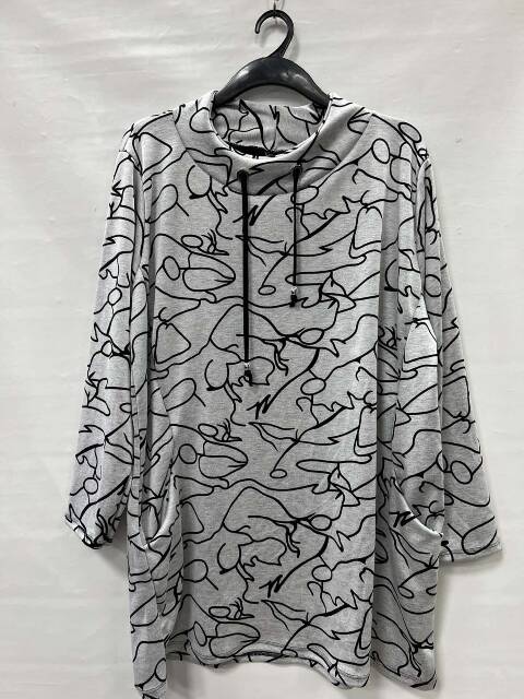 Tunika damskie 1370 1 kolor 54-60 (Towar Polskie) 1