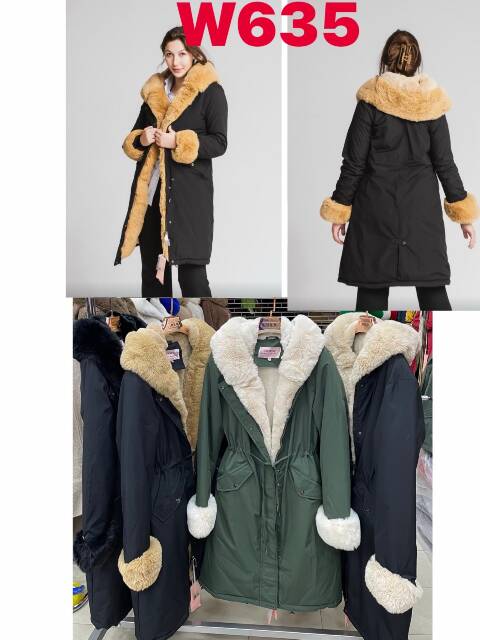 Kurtka  damskie  zimowa W635 1 kolor XS-XL