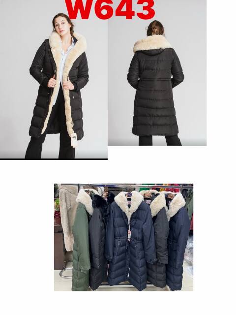 Kurtka  damskie  zimowa W643 1 kolor XS-XL 1