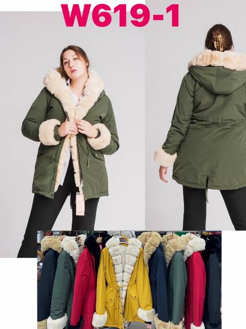 Kurtka  damskie  zimowa W619-1 1 kolor S-2XL 1