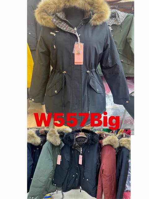 Kurtka  damskie  zimowa W557BIG 1 kolor 3XL-7XL 1