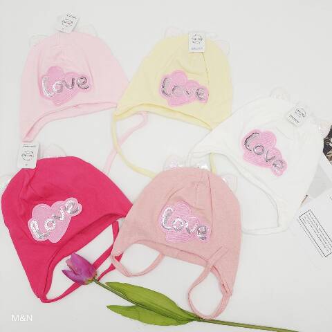 Czapka dziewczęca 1526 Mix kolor Standard