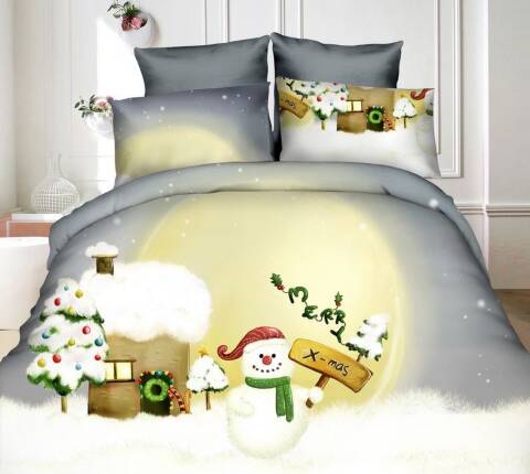 Komplet pościeli 3 części 1436 1 kolor 160x200cm