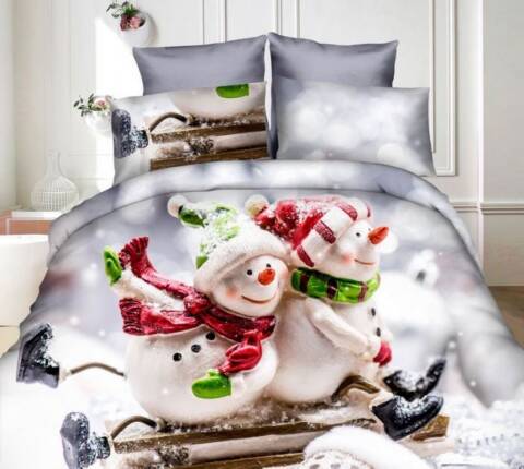 Komplet pościeli 4 części 1454 1 kolor 160x200cm