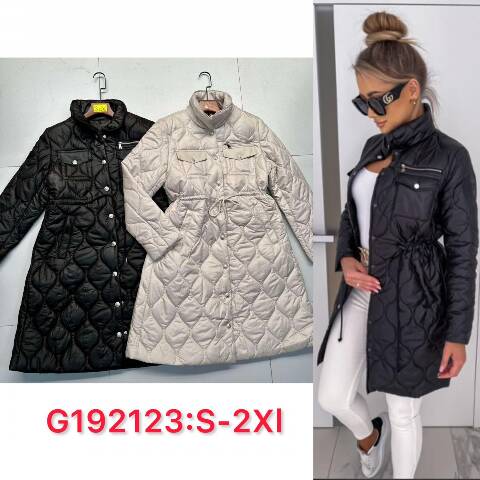 Płaszcze damskie G192123 1 kolor S-2XL