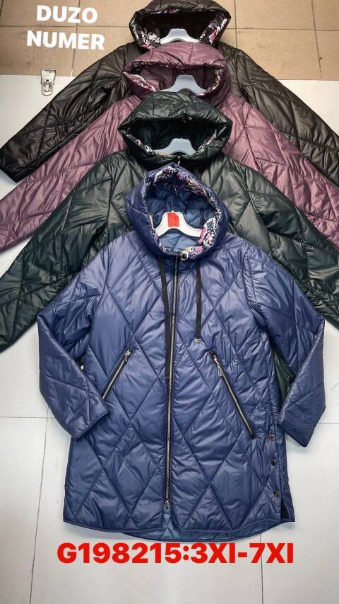 Kurtka damskie zimowa G198215 1 kolor 3XL-7XL 1