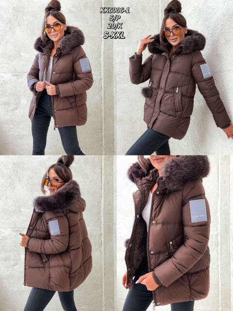 Kurtka damskie zimowa KK6006-1 1 kolor S-2XL 1