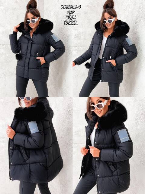 Kurtka damskie zimowa KK6006-4 1 kolor S-2XL 1