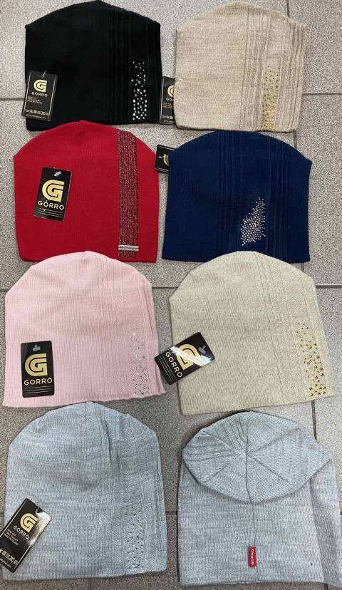 Czapka damskie 1638 Mix kolor Standard