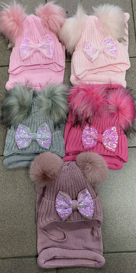 Komplet dziewczęcy 1649 Mix kolor Standard