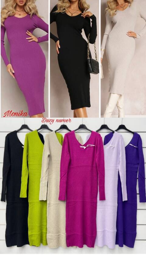 Sukienka damskie 1684 Mix kolor Standard (Towar  włoskie) 1