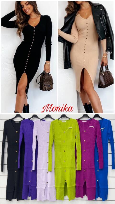 Sukienka damskie 1686 Mix kolor Standard (Towar  włoskie) 1