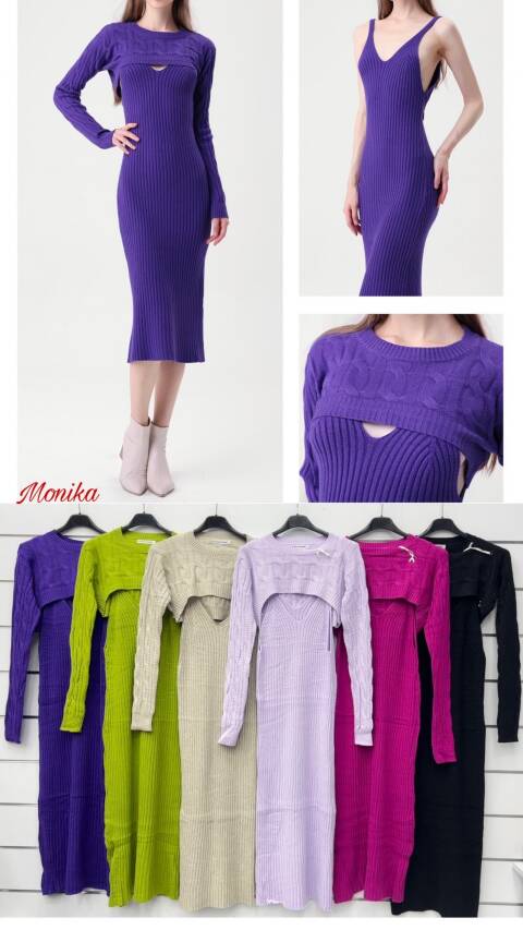 Sukienka damskie 1687 Mix kolor Standard (Towar  włoskie)