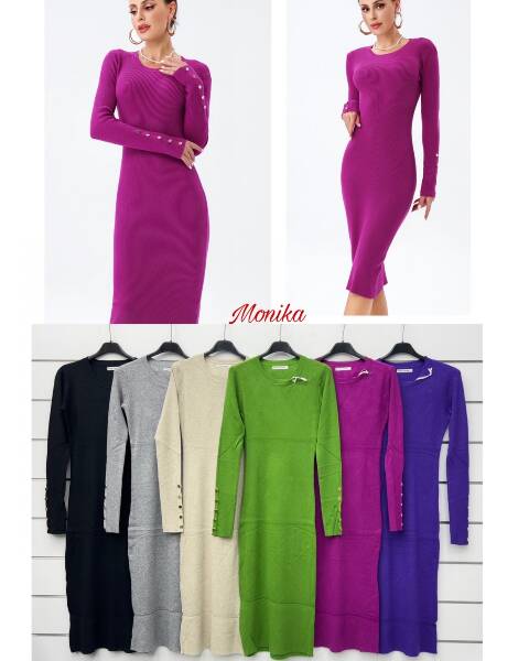 Sukienka damskie 1688 Mix kolor Standard (Towar  włoskie) 1