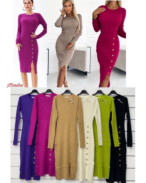 Sukienka damskie 1690 Mix kolor Standard (Towar  włoskie) 1