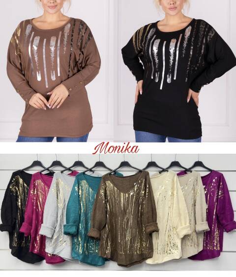 Bluzka damskie 1695 Mix kolor Standard (Towar  włoskie) 1