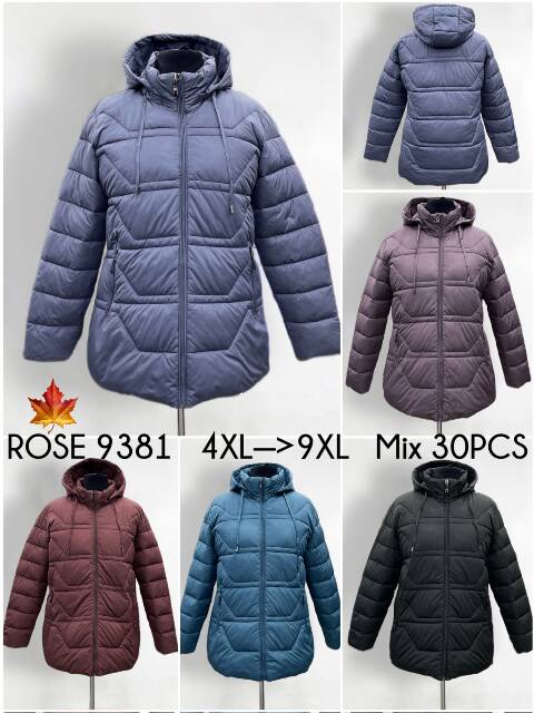 Kurtka damska zimowa 9381 1 kolor 4XL-9XL 1