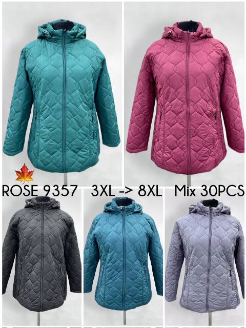 Kurtka damska zimowa 9357 1 kolor 3XL-8XL 1