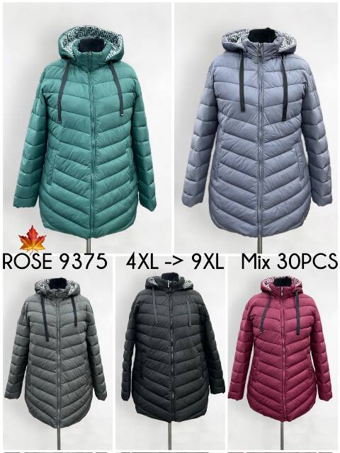Kurtka damska zimowa 9375 1 kolor 4XL-9XL 1