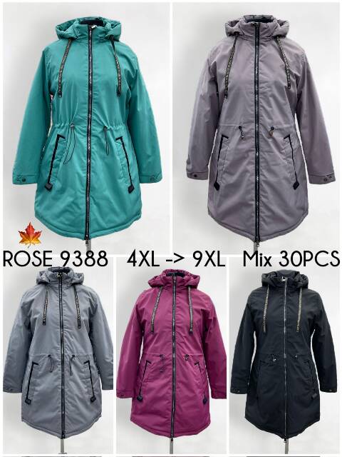 Kurtka damska zimowa 9388 1 kolor 4XL-9XL 1