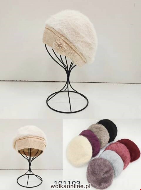 Beret damskie 101103 Mix kolor Standard 