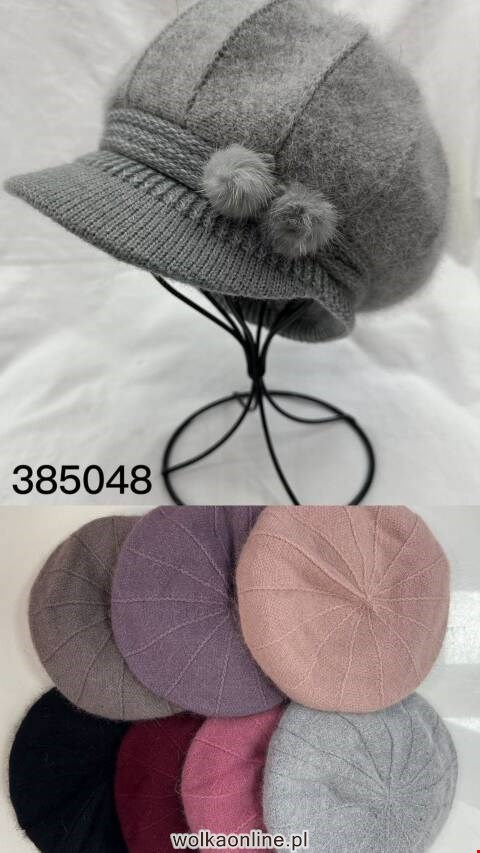 Beret damskie 385048 Mix kolor Standard 