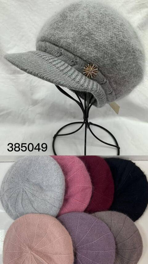 Beret damskie 385049 Mix kolor Standard  1