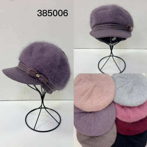 Beret damskie 385006 Mix kolor Standard  1