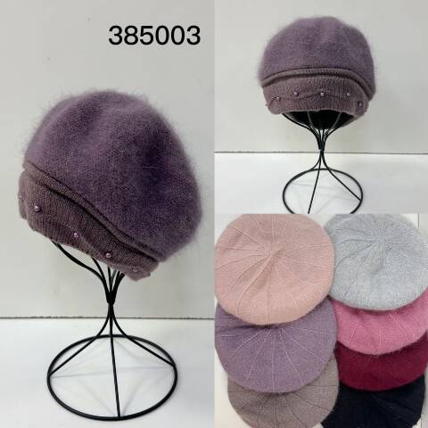 Beret damskie 385003 Mix kolor Standard 