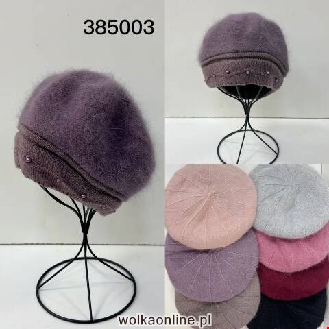 Beret damskie 385003 Mix kolor Standard 