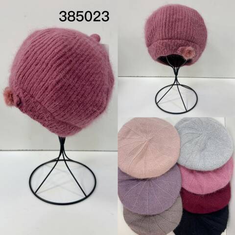 Beret damskie 385023 Mix kolor Standard 