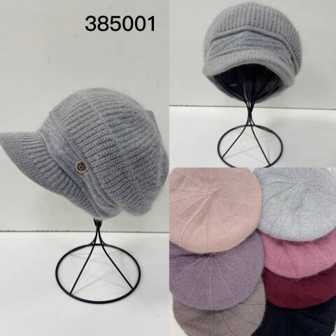 Beret damskie 385001 Mix kolor Standard 
