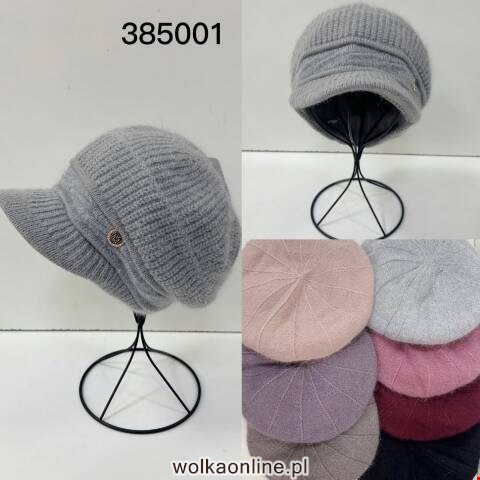 Beret damskie 385001 Mix kolor Standard 