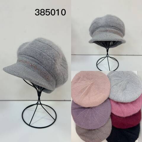 Beret damskie 385010 Mix kolor Standard  1