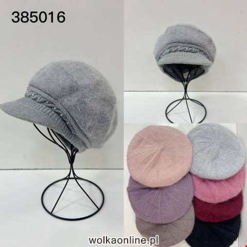 Beret damskie 385016 Mix kolor Standard 