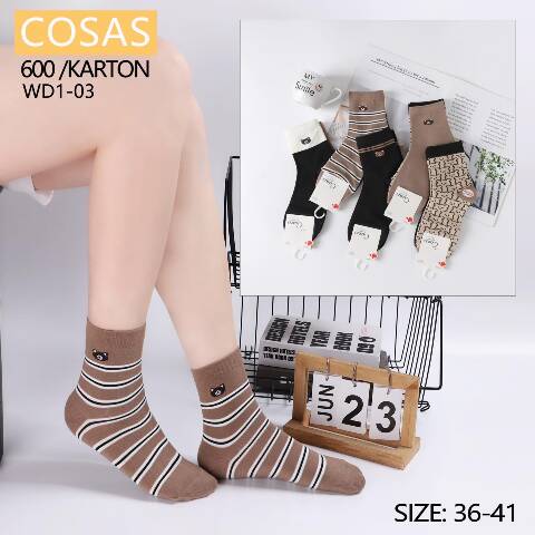 Skarpety damskie zimowe WD1-03 Mix kolor 36-41